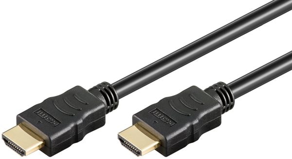 0,5 m High Speed HDMI-kabel med Ethernet