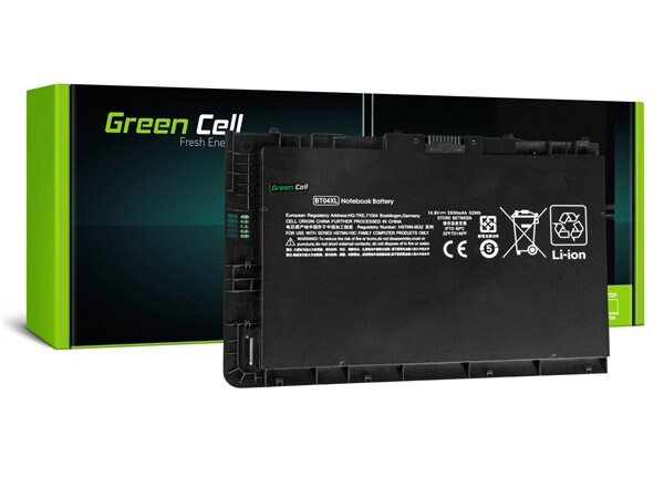 Green Cell laptopbatteri til HP EliteBook Folio 9470m 9480m / 14,4V 3500mAh