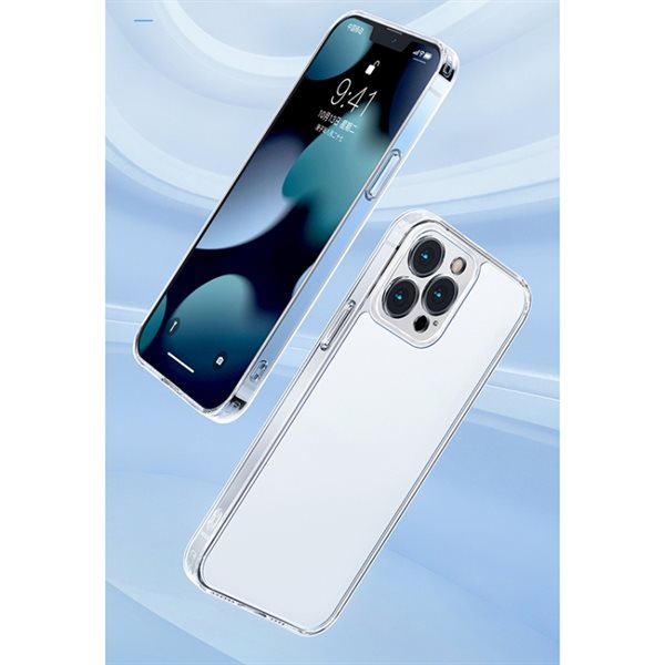 Gennemsigtigt cover i hærdet glas til iPhone 13 Mini