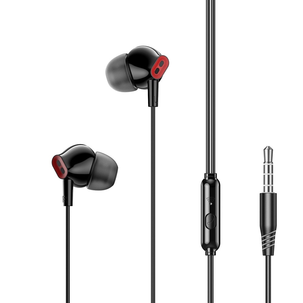 XO In-Ear Hovedtelefoner EP58 med 3,5mm - Sort