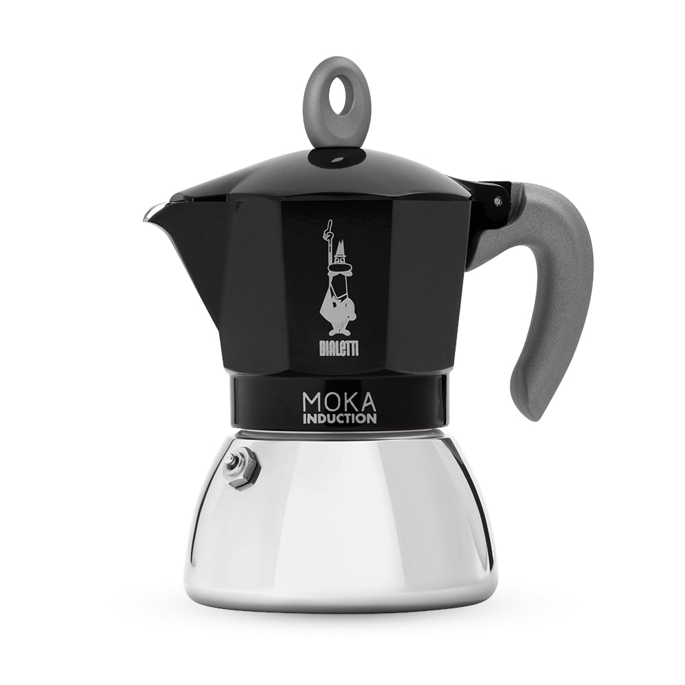 Bialetti Moka Maker Induction, Sort - 4 kopper