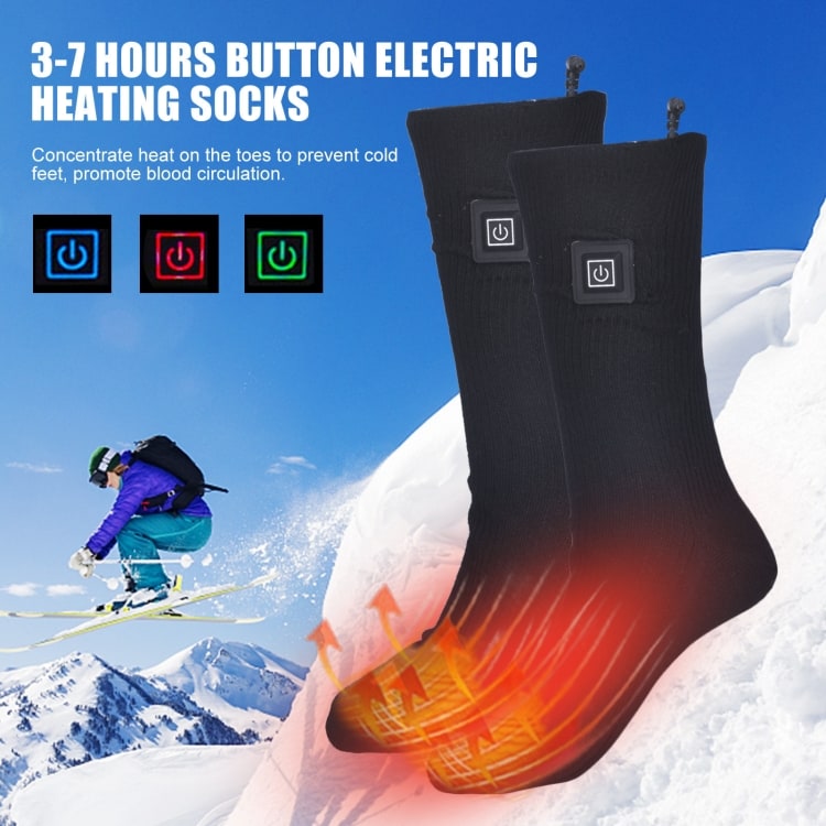 Høje termiske sokker med 3 varmeindstillinger