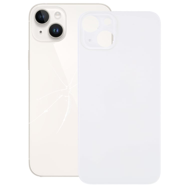 Udskiftningsglas til bagsiden af ​​iPhone 14 Plus - Sølv