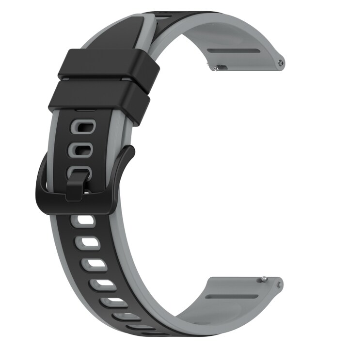 Siliconearmbånd  til Huawei Watch GT3 Pro 43mm - Sort/Grå