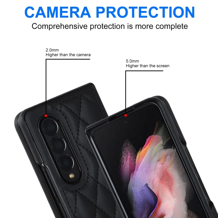 Beskyttelse med kunstlæder til Samsung Galaxy Z Fold3