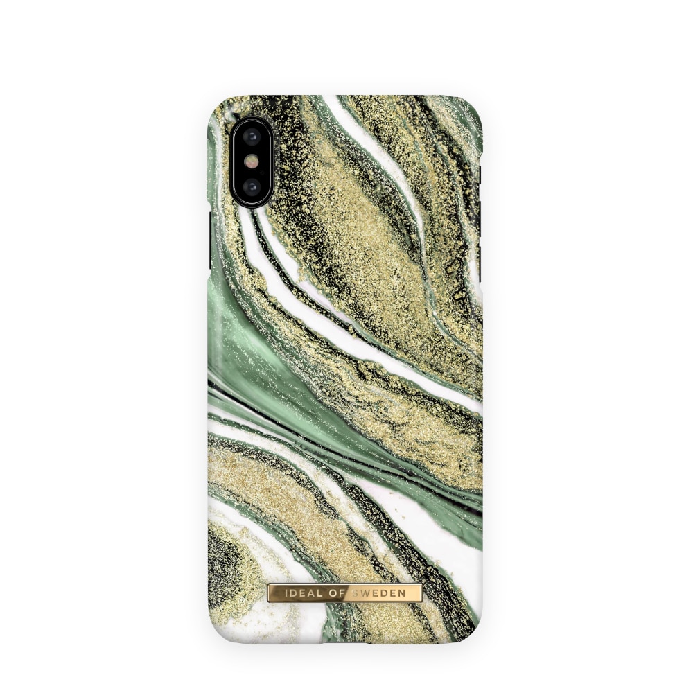 IDEAL OF SWEDEN Mobilcover Cosmic Green Swirl til iPhone X/XS