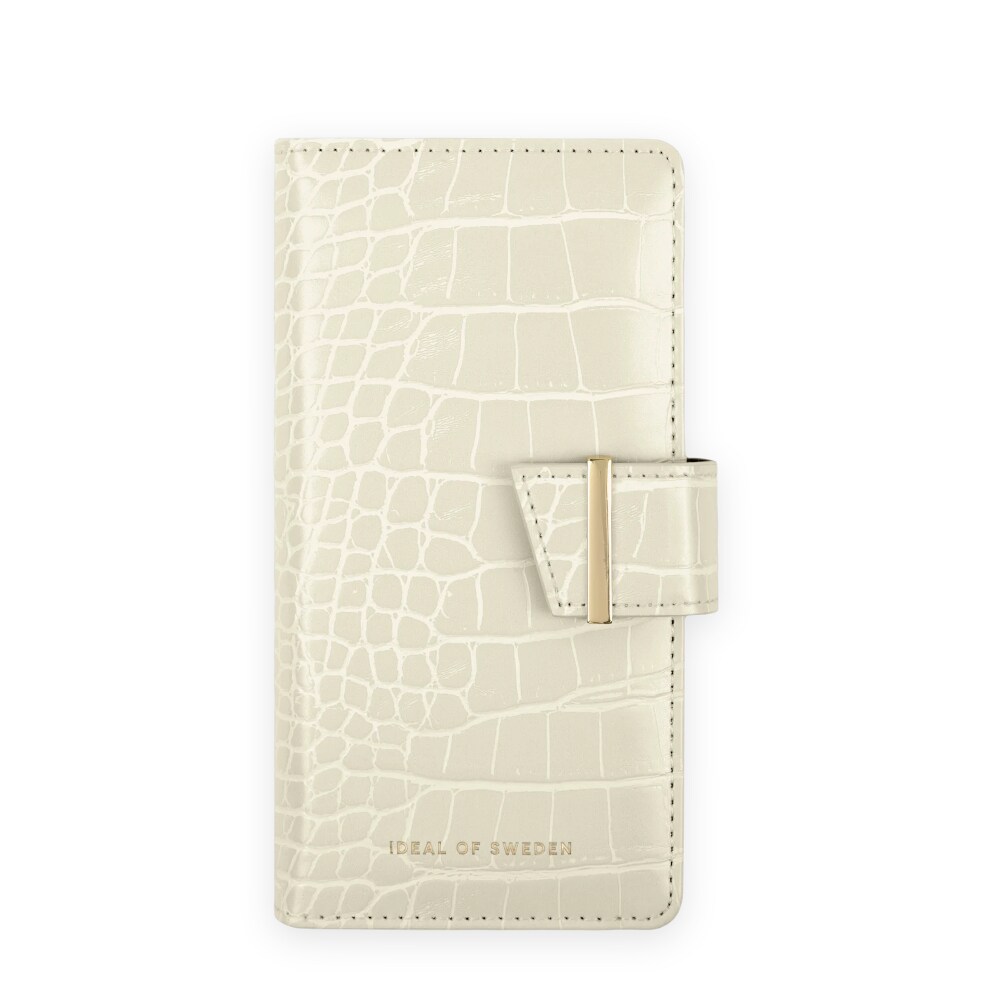 IDEAL OF SWEDEN Cora Wallet Case Beige Croco til iPhone 12/12 Pro