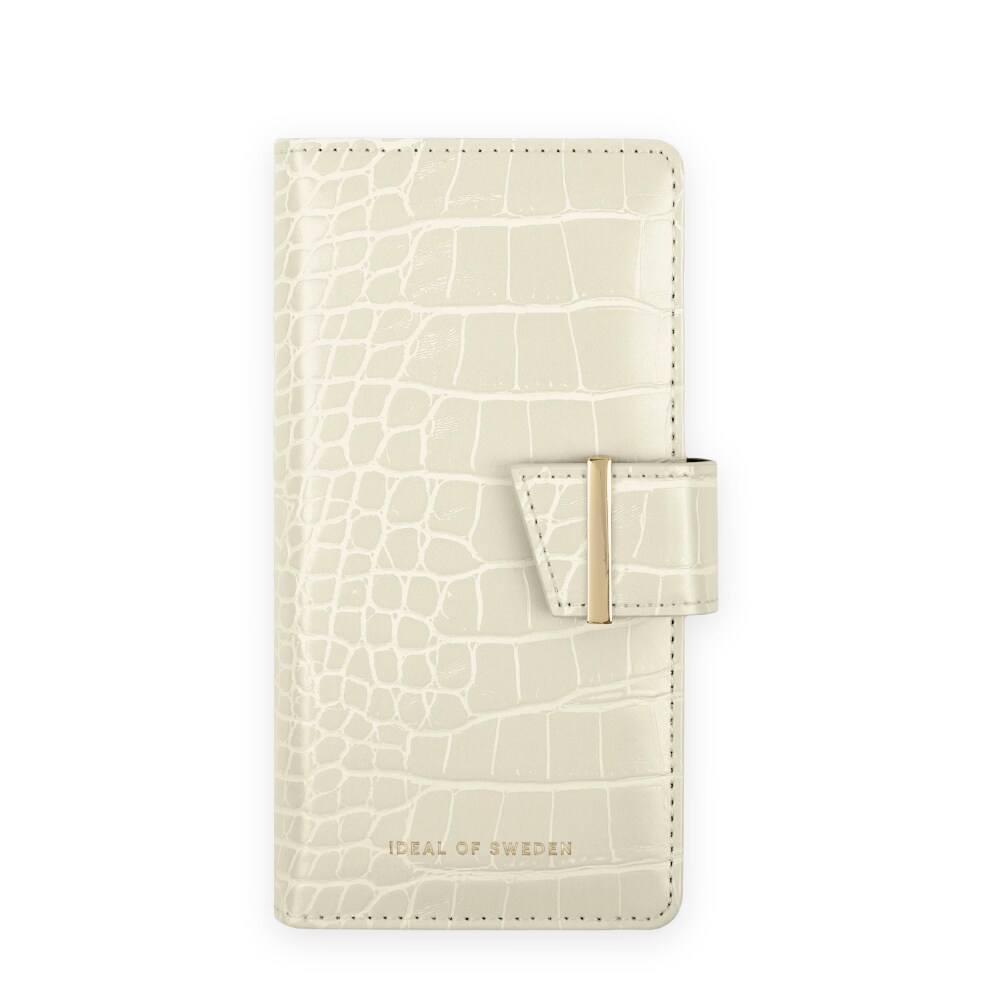 IDEAL OF SWEDEN Cora Wallet cover Beige Croco til iPhone 14 Plus