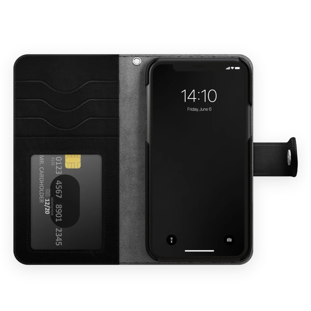 IDEAL OF SWEDEN Pungetui Magnet Wallet+ Sort til iPhone 13/14
