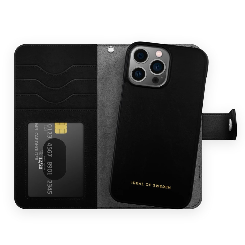 IDEAL OF SWEDEN Pungetui Magnet Wallet+ Sort til iPhone 14 Pro Max