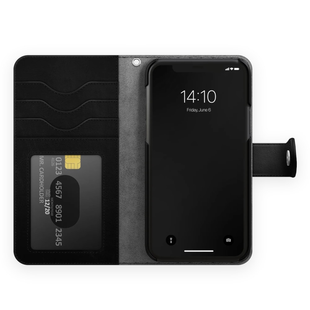 IDEAL OF SWEDEN Pungetui Magnet Wallet+ Sort til iPhone 12 Pro Max