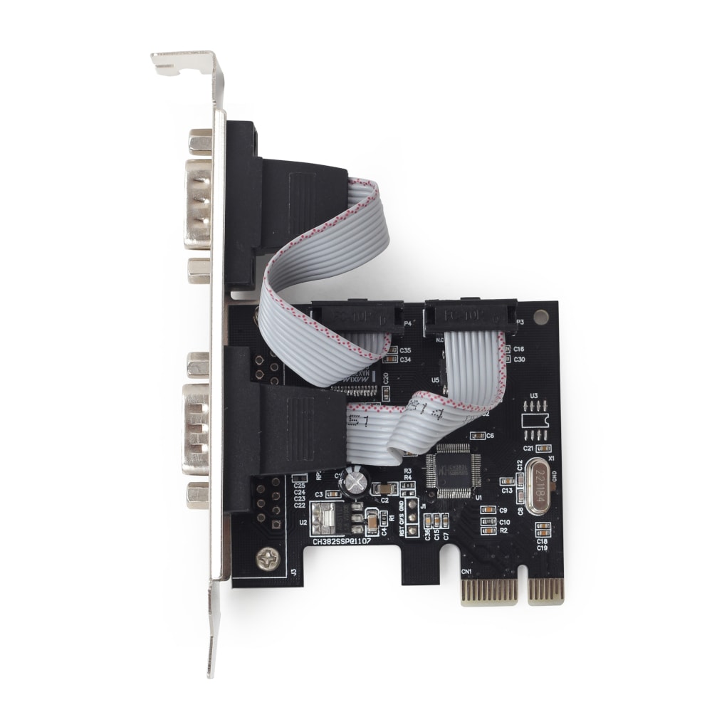 Gembird PCI-Express RS232 kortadapter med 2 porte