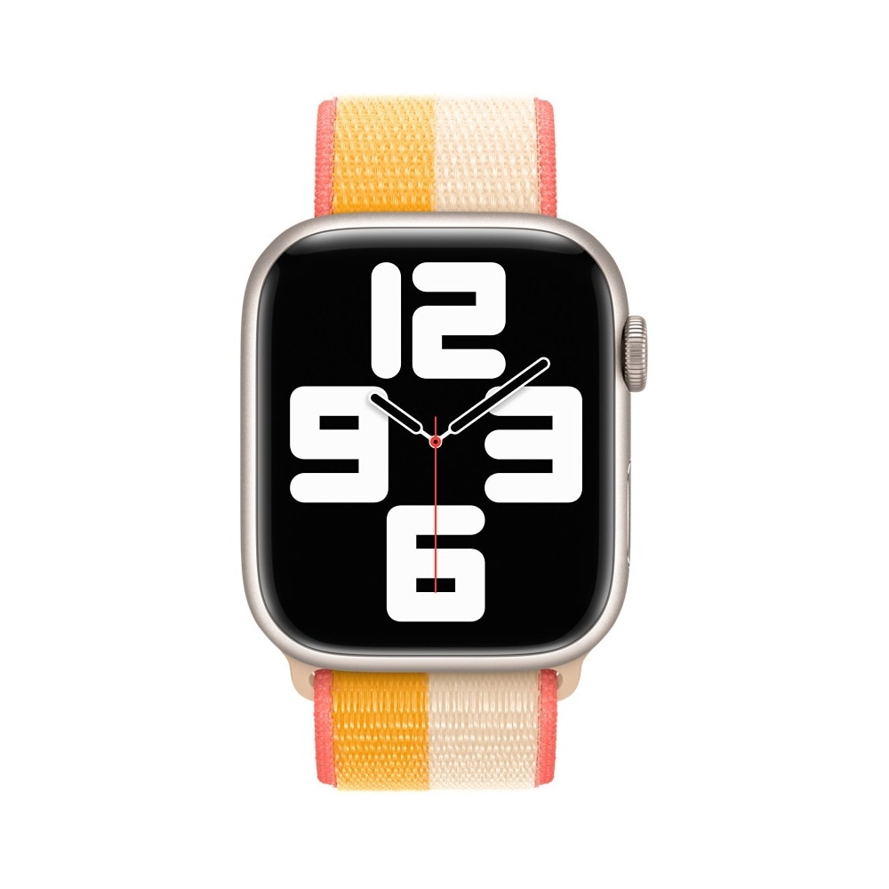 Apple Watch Sportloop 45mm - Majs/Hvid