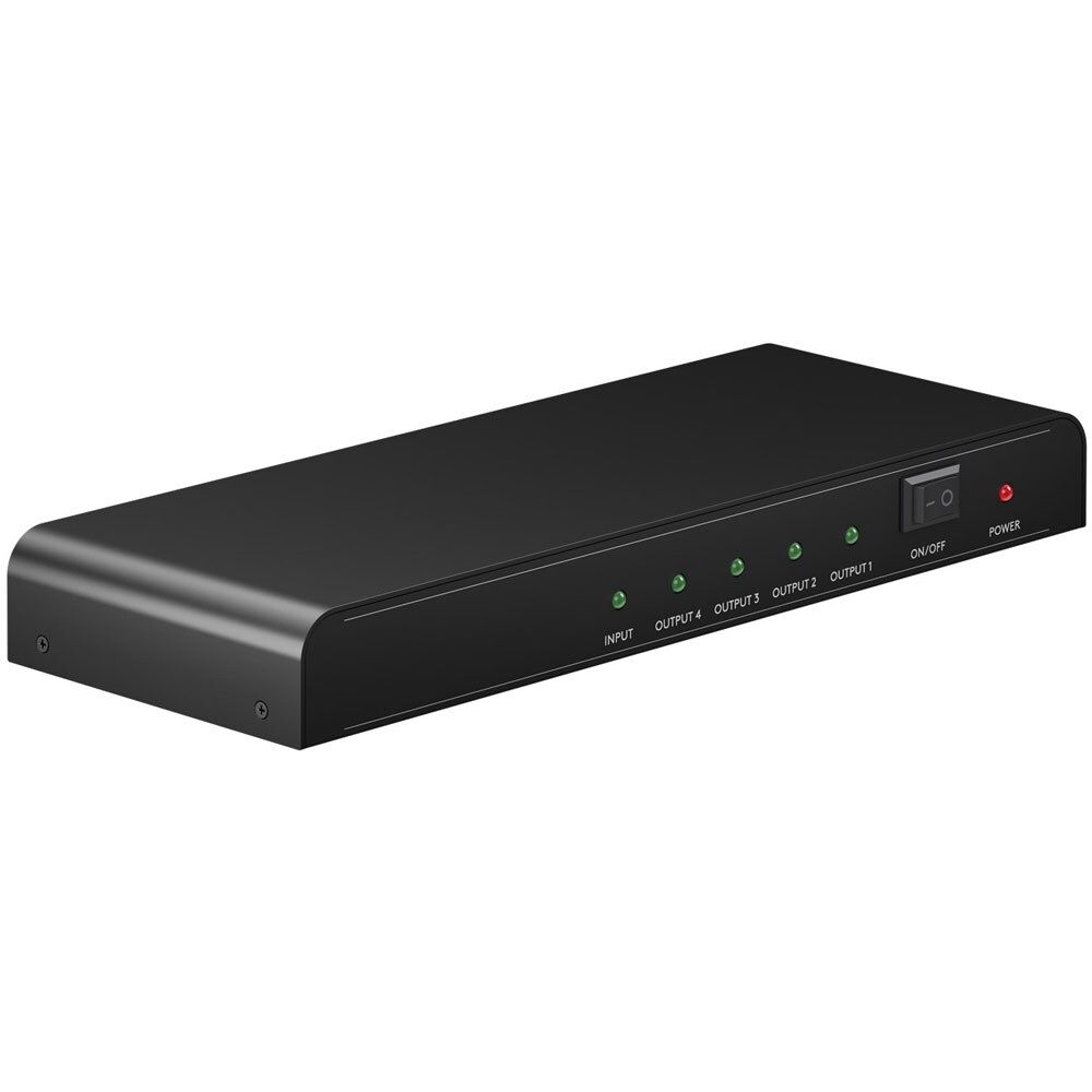 Goobay HDMI-Splitter 1 til 4 - 4K 30Hz
