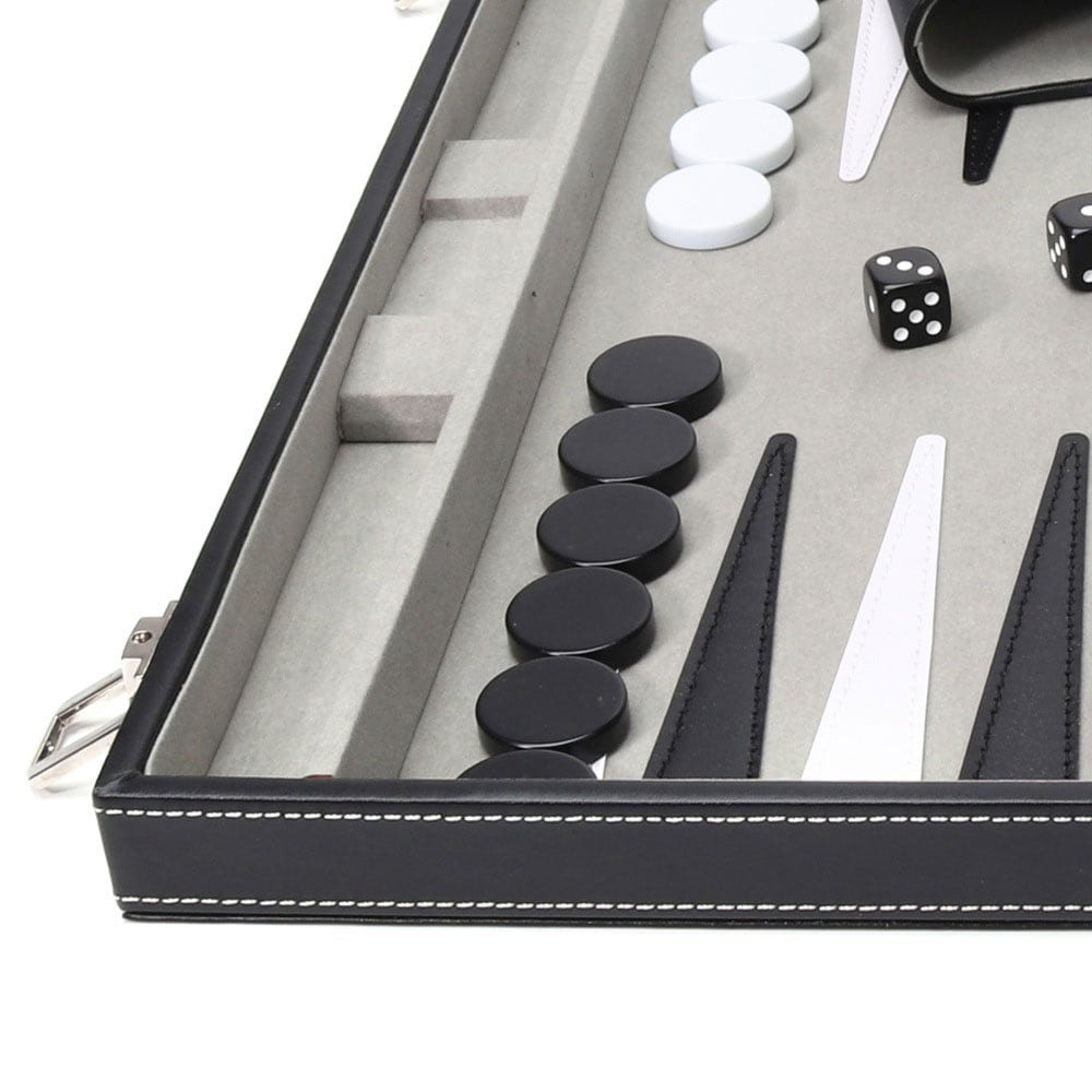 Backgammon med taske