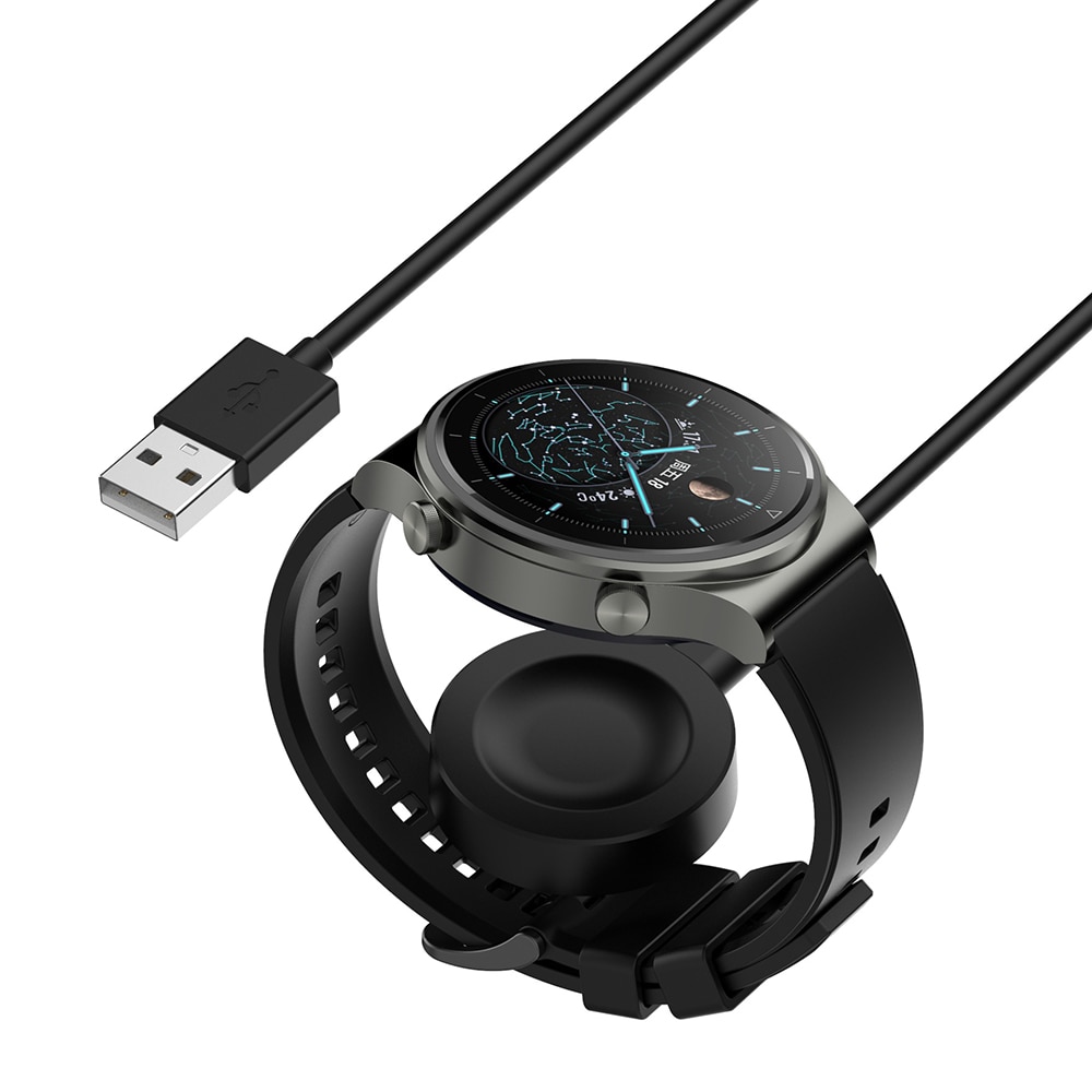 Flexibelt ladekabel til Huawei Watch GT3 SE, GT2 Pro og GT Cyber