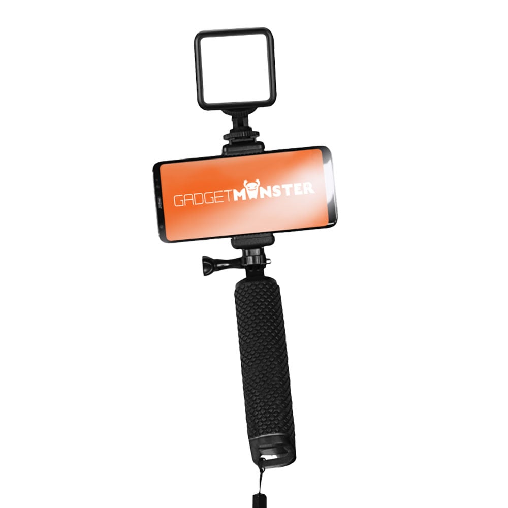 Gadgetmonster Vlogging Stick med LED