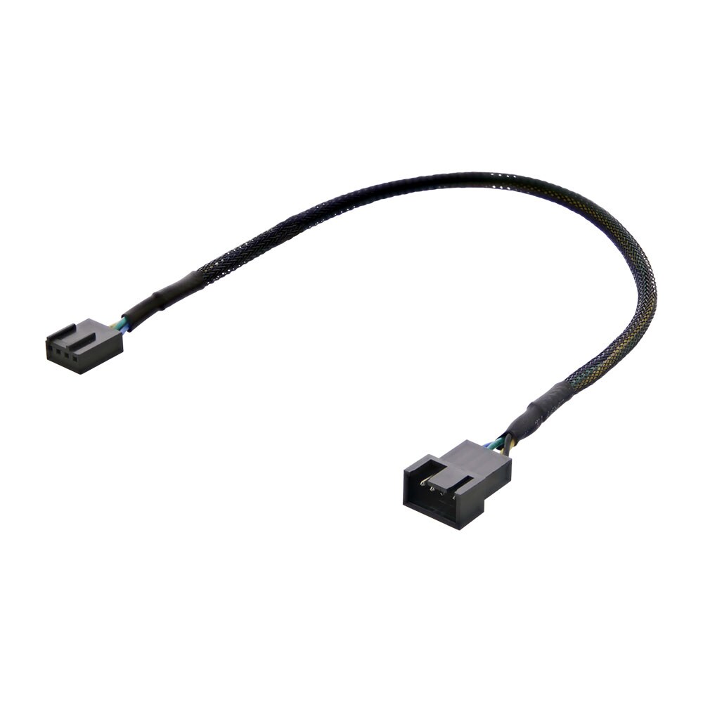 Deltaco Forlængerkabel for 4-pins ventilatorer 0,3 m