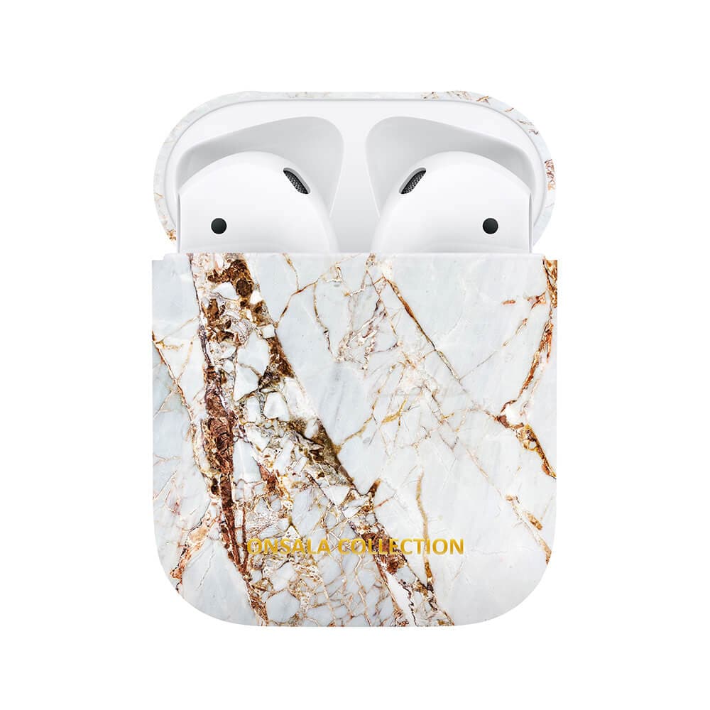 Onsala Collection Airpods Foderal White Rhino Marble