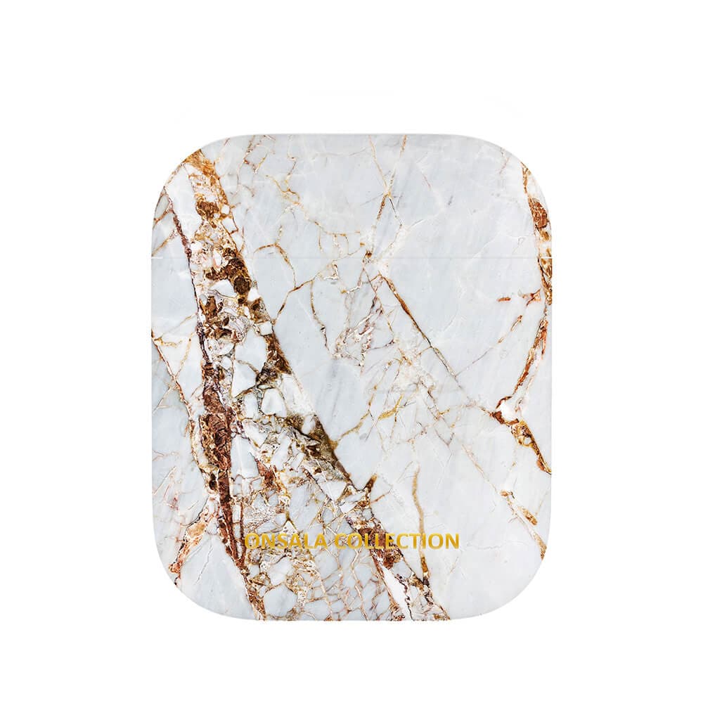 Onsala Collection Airpods Foderal White Rhino Marble