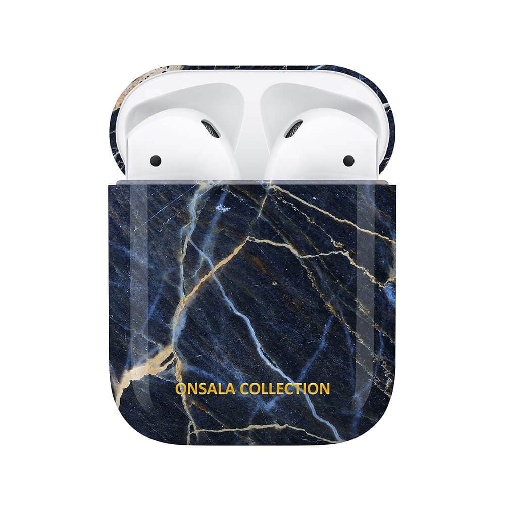 Onsala Collection AirPods-Foderal Black Galaxy Marble