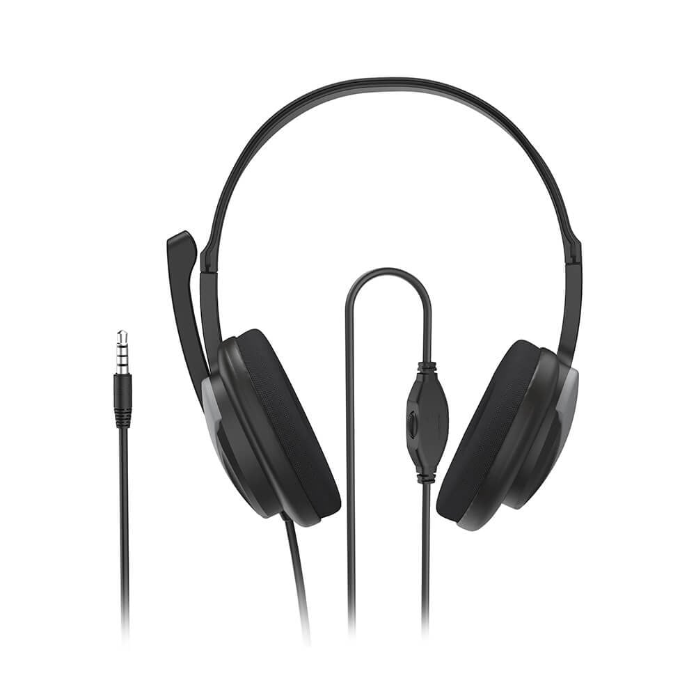 Hama PC Headset Office Stereo On-Ear HS-P100 V2 Sort 3,5 mm