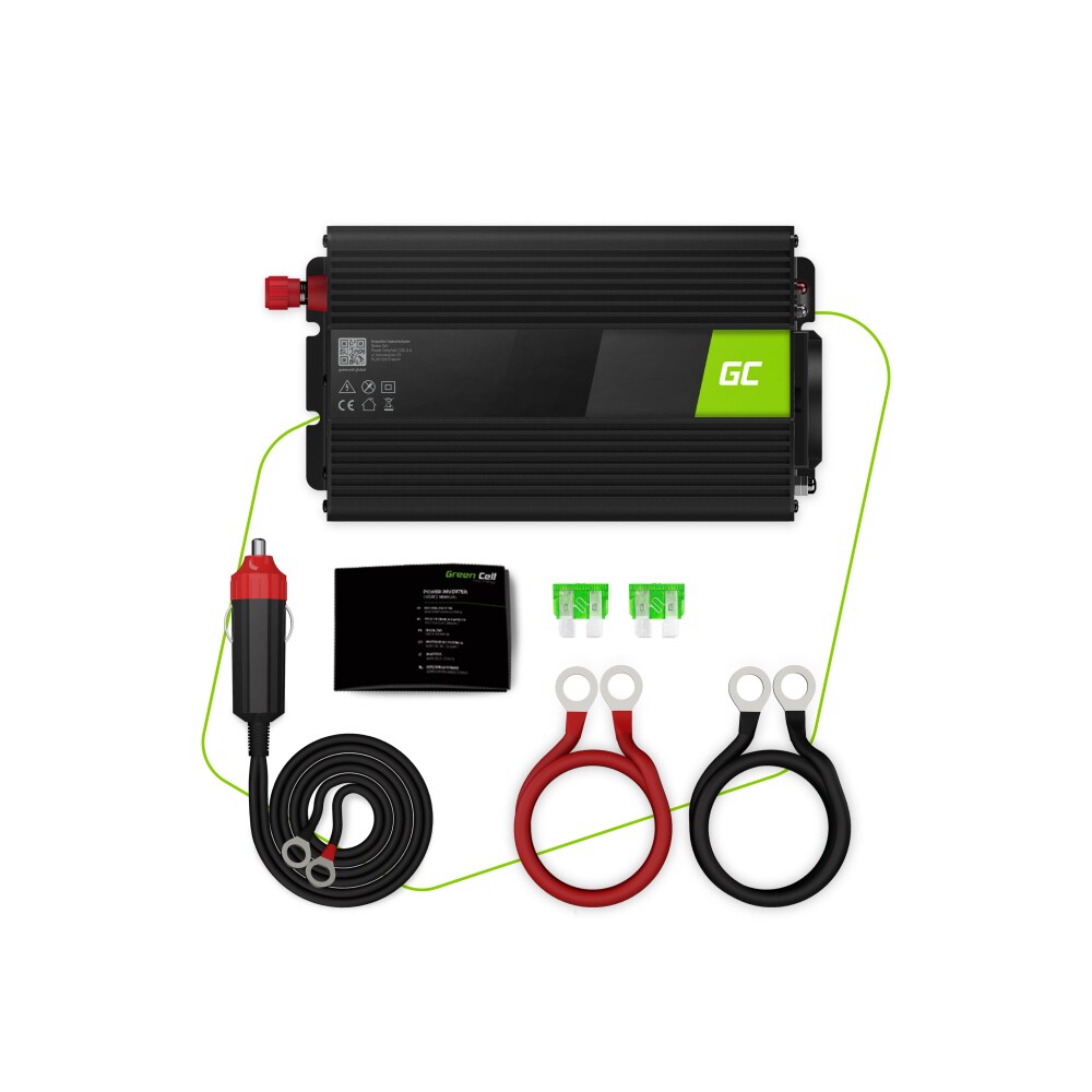 Green Cell Voltage Car Inverter 12V till 230V - 300W/600W Modified Sine Wave