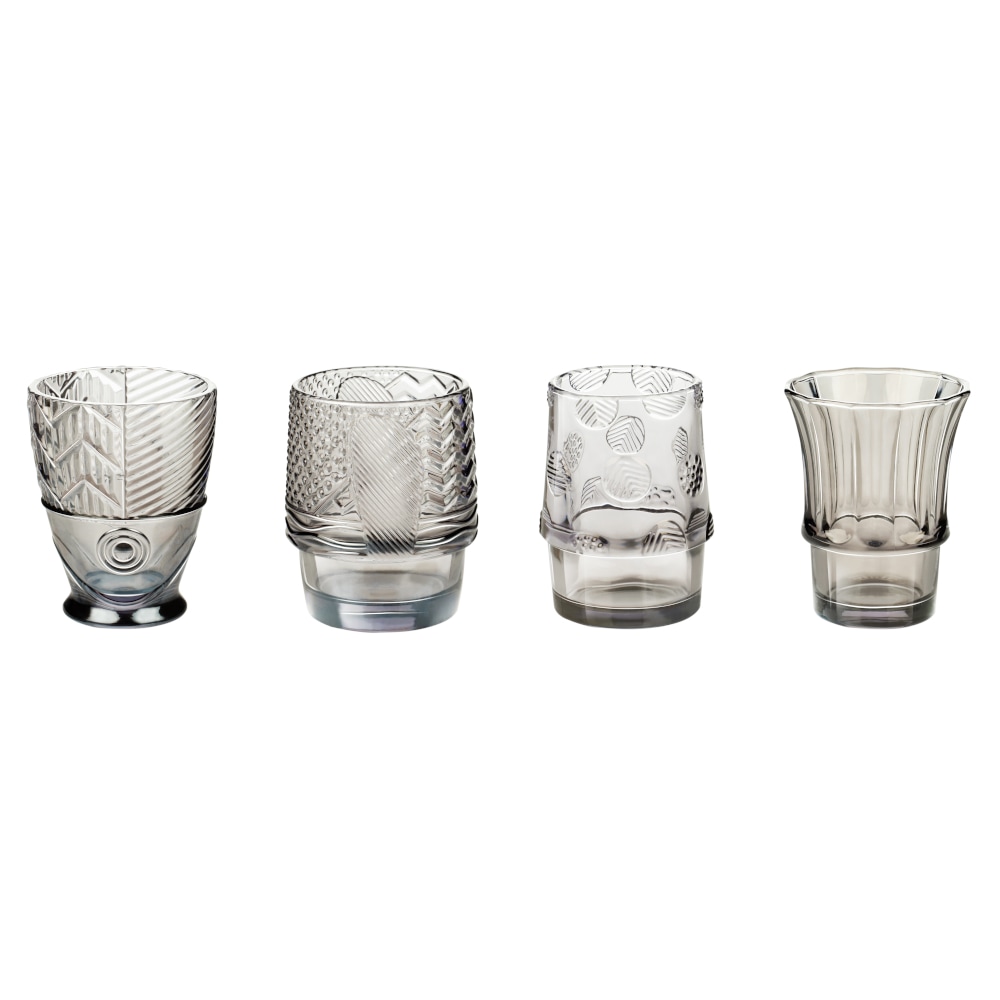 Alpina Stablingsbare drinkglas med fiskeudseende 4-pak