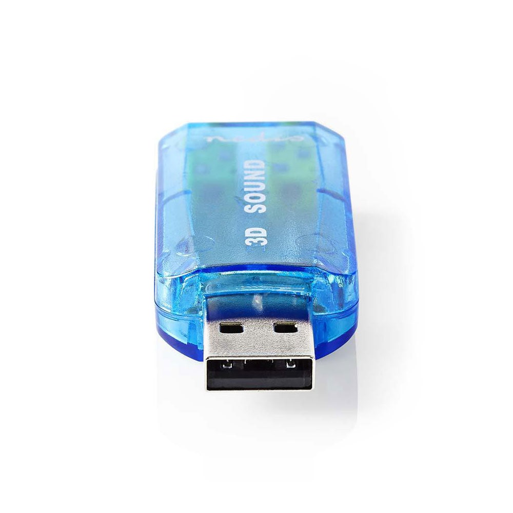 Nedis USB-lydkort 5.1 med 3,5 mm jackstik