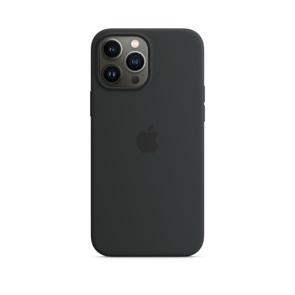 Apple Silikone etui med MagSafe til iPhone 13 Pro Max - Midnight Black