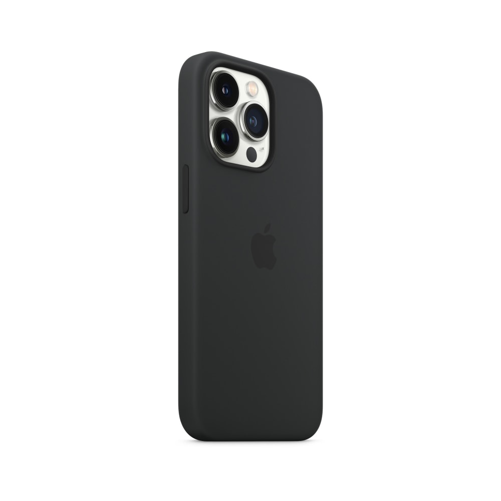Apple Silikone etui med MagSafe til iPhone 13 Pro Max - Midnight Black