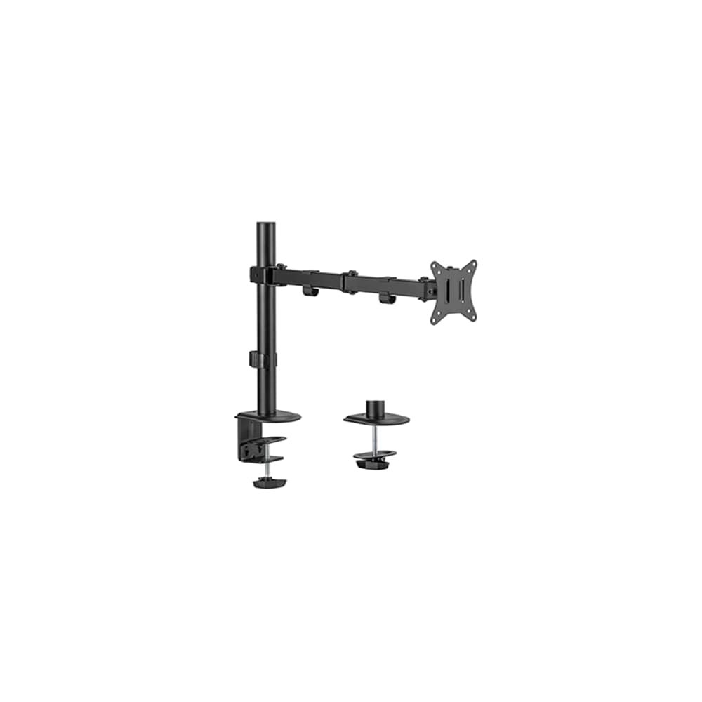 Skærmstativ til 17-32" - bordmontering med justerbar arm VESA 75x75 & 100x100