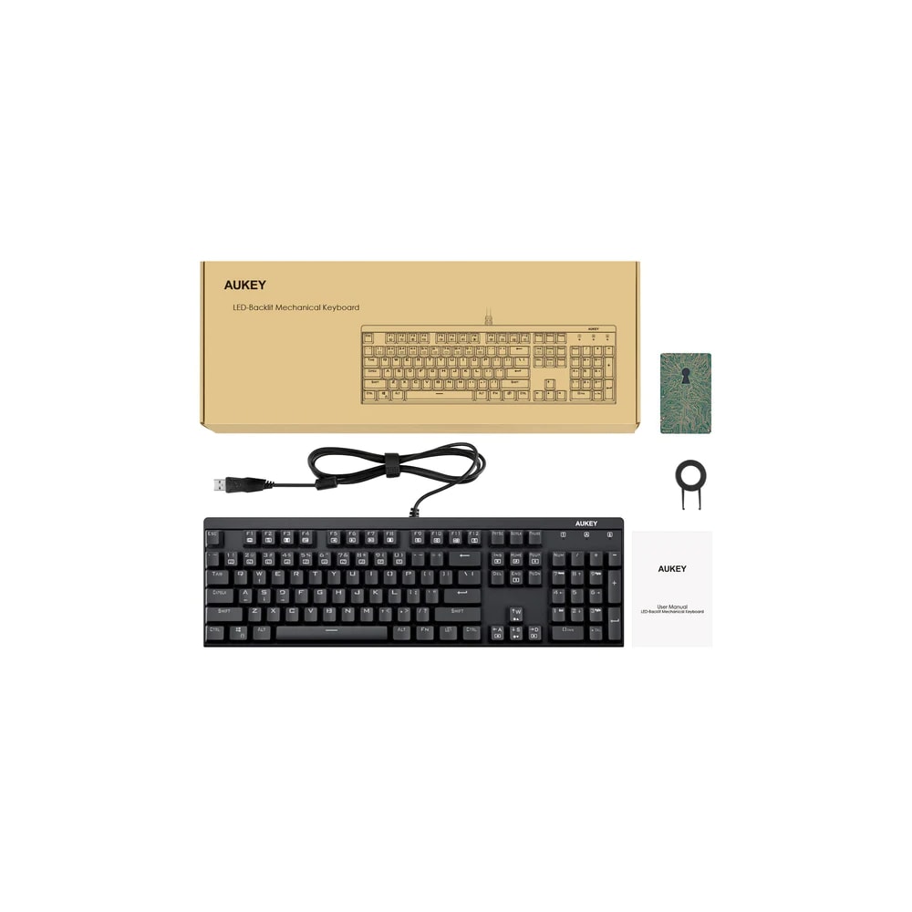 Aukey Mechanical Keyboard KM-G6 (EN) - Sort