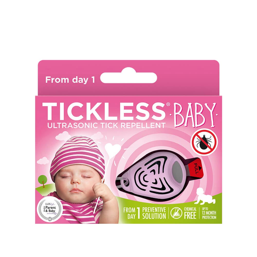 TICKLESS Tægebeskyttelse Baby/Barn Rosa