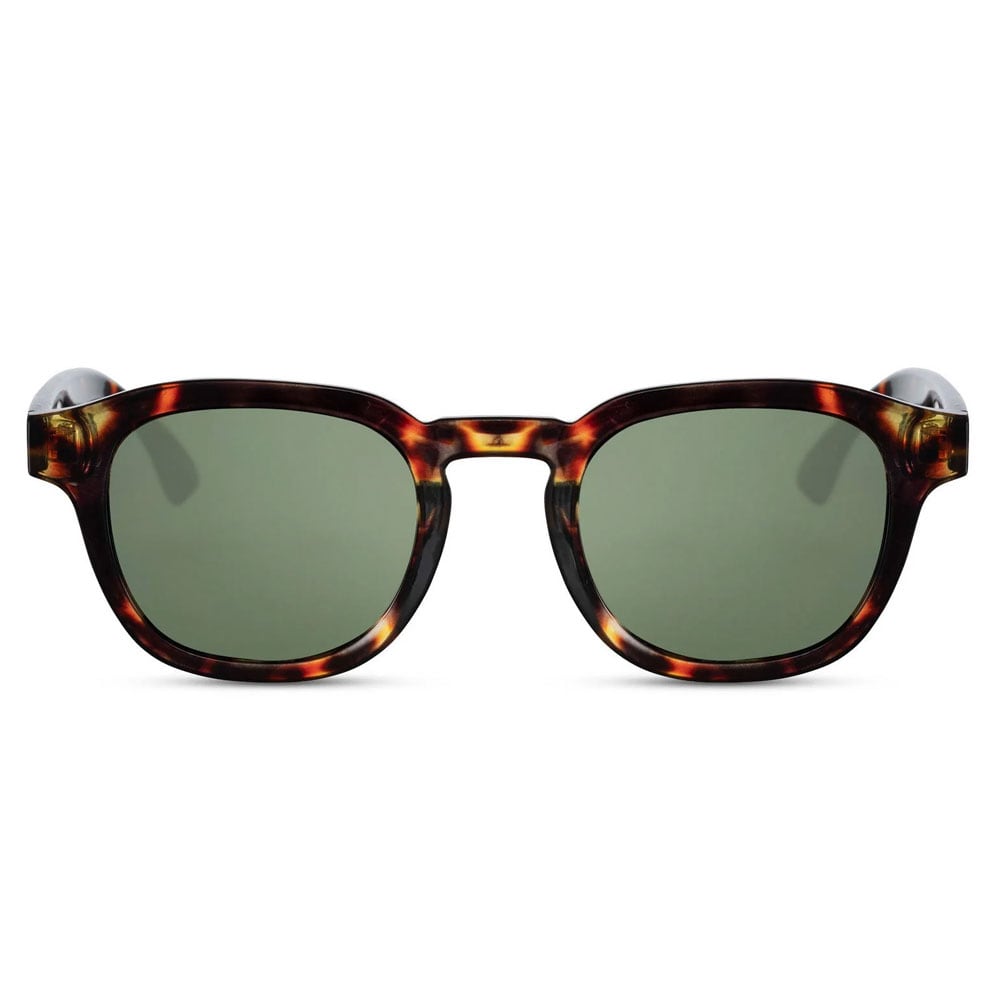 Eco Solbriller - Brune med grønne glas