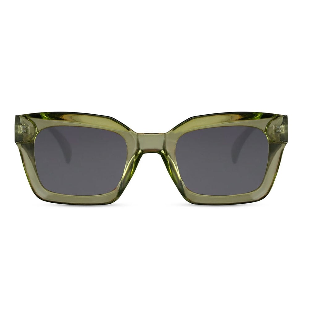 Eco Solbriller - Grønne med sorte glas