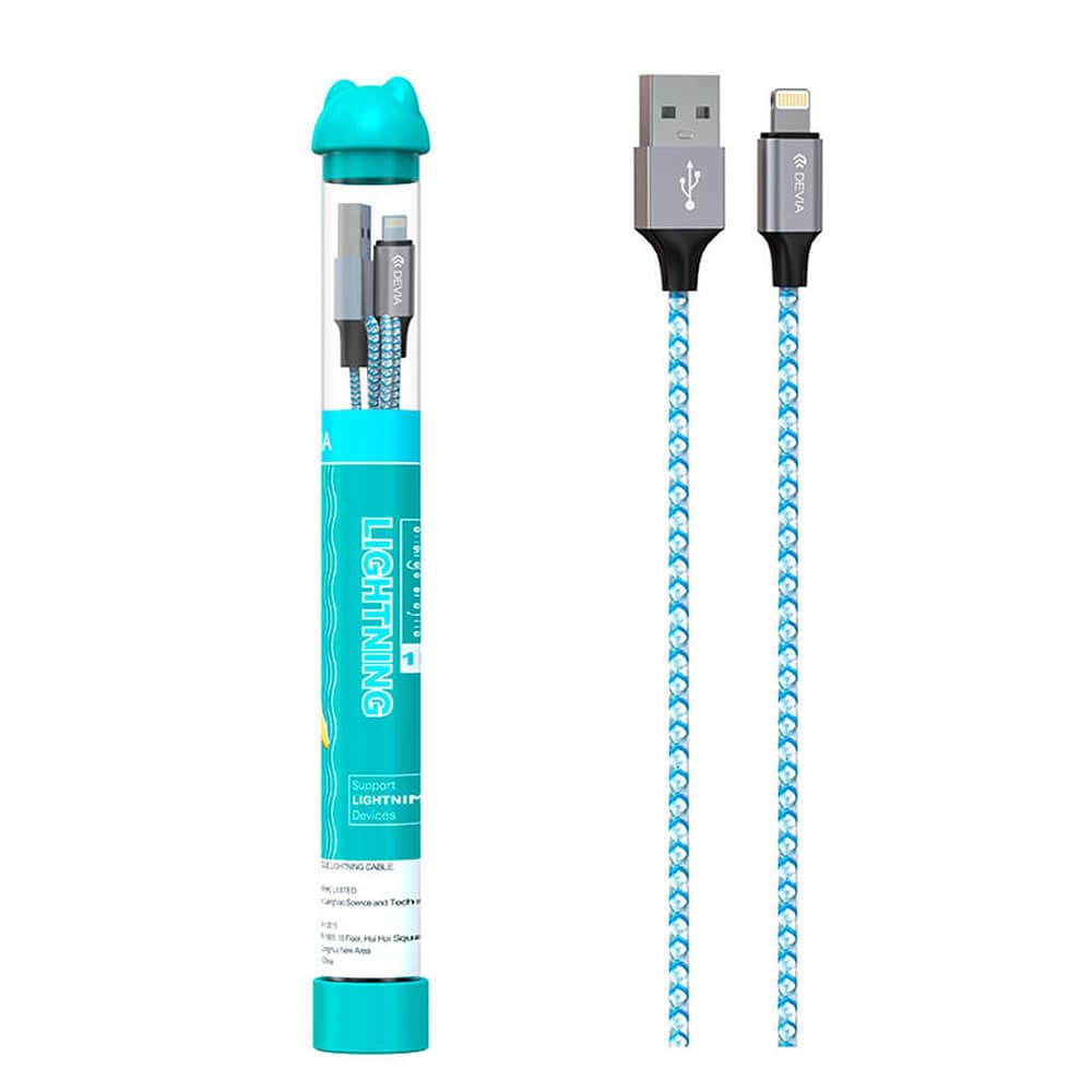 Devia USB - Lightning 1,0 m 2,4A