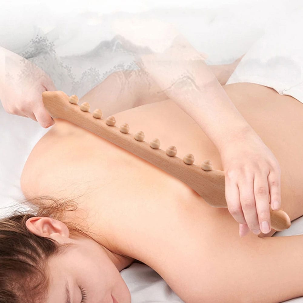 Massageruller af træ