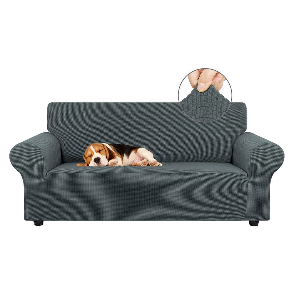 Elastisk sofabetræk 180-240cm - Grå