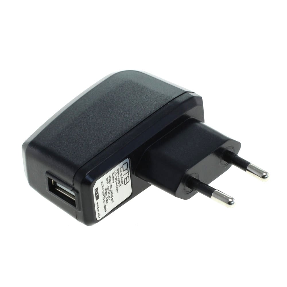 Vægoplader med 1xUSB 5V 1A