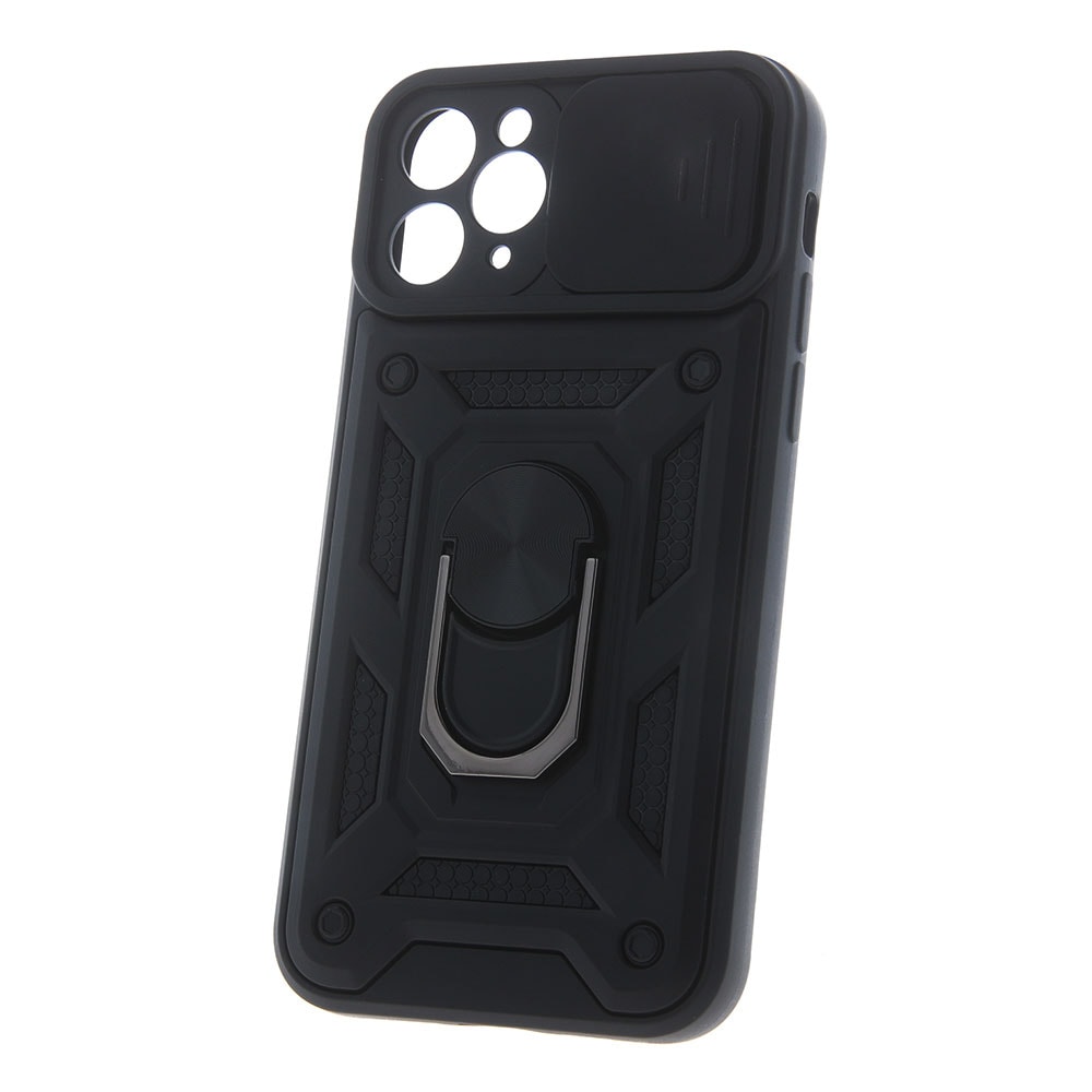 Defender Case med mobilring til Samsung Galaxy M23 5G / M13 4G - Sort