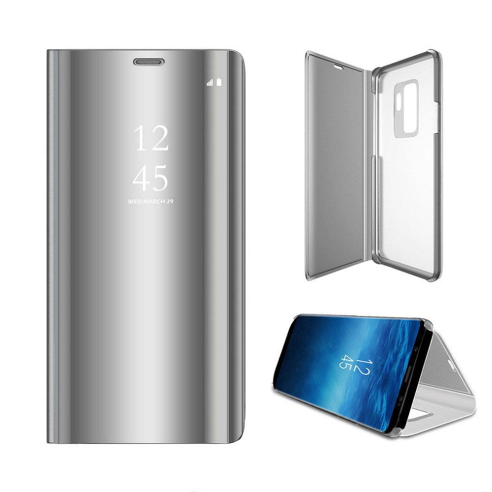 Smart Clear View cover til Samsung Galaxy A34 5G - Sølv