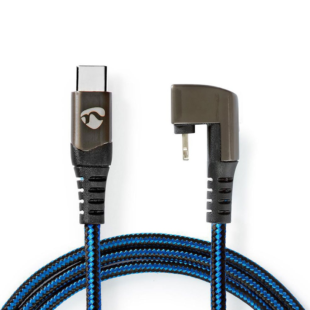 Nedis flettet USB-kabel MFI USB-C til Lightning 1m