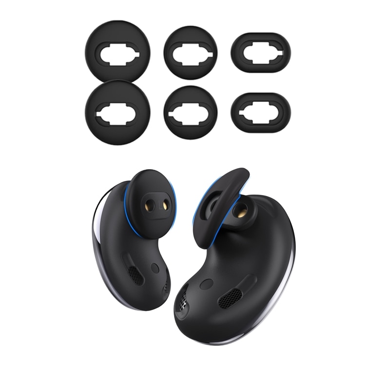 Ørepropper til Samsung Galaxy Buds Live S+M+L - Sort