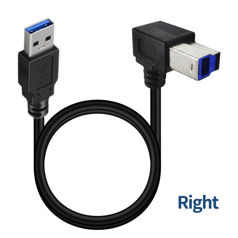 USB-kabel - USB-A 3.0 til USB B 3.0 50cm