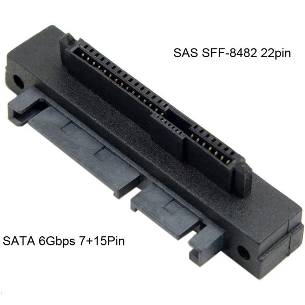 SAS 22 ben til 7 ben + 15 ben SATA adapter