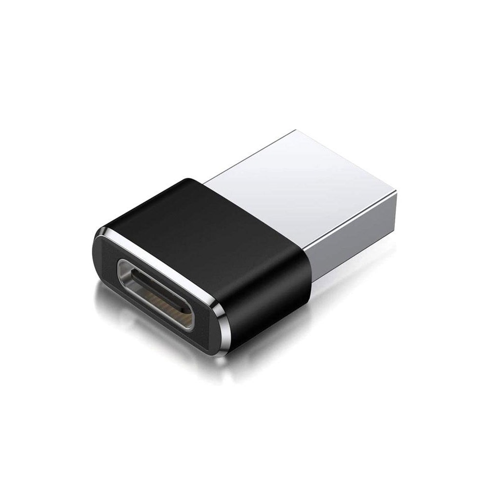 Reekin USB-adapter USB-A til USB-C - Sort