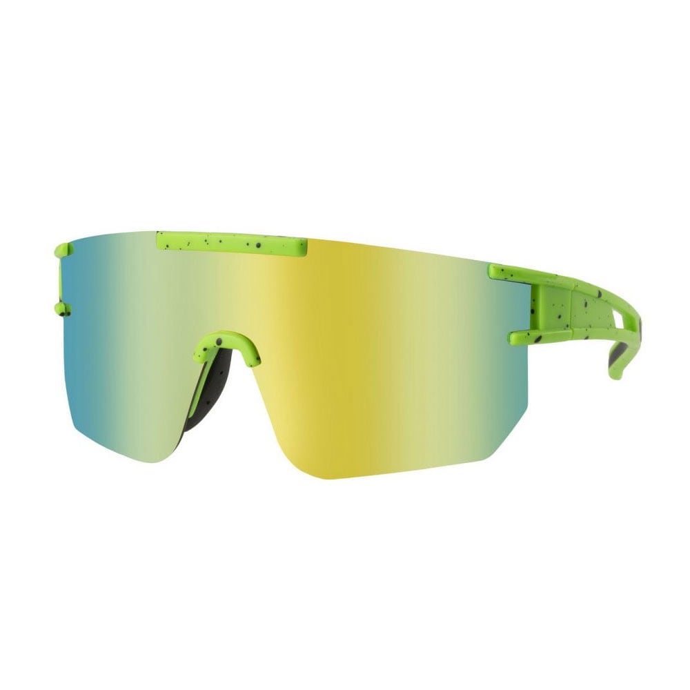 Sportsbriller med spejlglas - Grøn/Regnbue