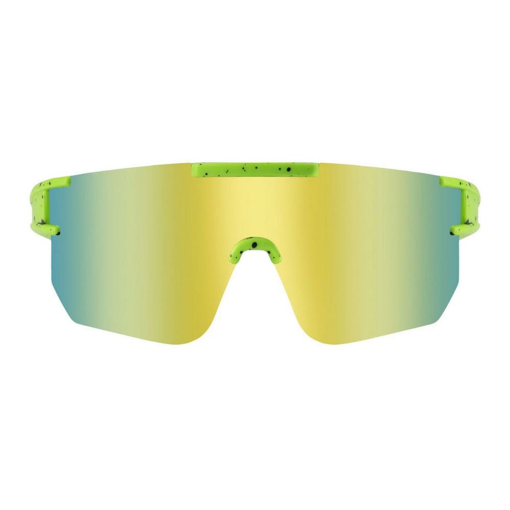 Sportsbriller med spejlglas - Grøn/Regnbue