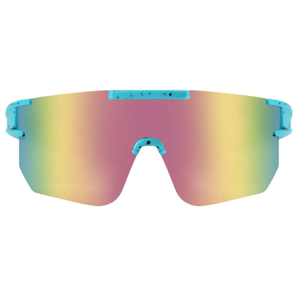 Sportsbriller med spejlglas - Blå/Regnbue